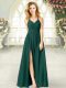 Halter Top Sleeveless Chiffon Homecoming Dress Ruching Zipper