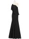 Low Price Black Sleeveless Chiffon Side Zipper Homecoming Dress for Prom and Party and Military Ball