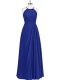 Cheap Sleeveless Zipper Floor Length Ruching Prom Party Dress