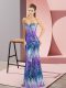 Inexpensive Sweetheart Sleeveless Evening Dress Floor Length Sequins Multi-color