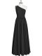 Fantastic Sleeveless Zipper Floor Length Ruching Prom Evening Gown