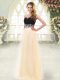 Champagne Sweetheart Neckline Appliques Sleeveless Zipper