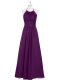 Traditional Eggplant Purple Chiffon Zipper Prom Party Dress Sleeveless Floor Length Ruching Traditional Eggplant Purple Chiffon Zipper Prom Party Dress Sleeveless Floor Length Ruching