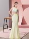 Unique Sleeveless Beading Backless Prom Dress