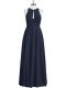 Floor Length Zipper Black for Prom and Party and Military Ball with Ruching