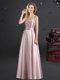 Lovely Strapless Sleeveless Elastic Woven Satin Quinceanera Dama Dress Bowknot Zipper