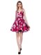 V-neck Sleeveless Satin Prom Dress Pattern Backless