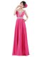 Sleeveless Zipper Floor Length Beading Dress for Prom