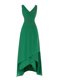 Green V-neck Neckline Beading and Ruching Prom Dress Sleeveless Zipper