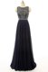Black High-neck Side Zipper Beading Homecoming Dress Sleeveless