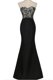 Black Mermaid Satin Sweetheart Sleeveless Pattern Floor Length Lace Up Prom Dresses