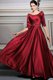 Fantastic Zipper Red for Prom and Party with Beading and Belt Brush Train