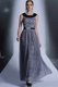 Edgy Scoop Belt Homecoming Dress Grey Side Zipper Sleeveless Floor Length Edgy Scoop Belt Homecoming Dress Grey Side Zipper Sleeveless Floor Length