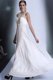 Charming Scoop White Zipper Prom Dresses Beading and Hand Made Flower Sleeveless Floor Length