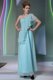 Deluxe One Shoulder Cap Sleeves Ruffles Side Zipper Prom Dress