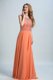 Comfortable Orange Homecoming Dress Prom and For with Beading Scoop Sleeveless Backless