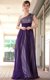 One Shoulder Sleeveless Side Zipper Floor Length Beading and Appliques Evening Dress