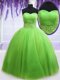 New Style Sleeveless Tulle Lace Up Quinceanera Dresses for Military Ball and Sweet 16 and Quinceanera