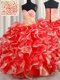 Custom Design Floor Length Multi-color Ball Gown Prom Dress Sweetheart Sleeveless Lace Up