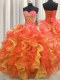 Fantastic Floor Length Multi-color Quinceanera Dresses Sweetheart Sleeveless Lace Up