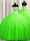Lace Up Sweet 16 Dresses for Military Ball and Sweet 16 and Quinceanera with Beading Brush Train