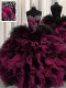 Most Popular Sleeveless Beading and Ruffles Lace Up Sweet 16 Quinceanera Dress