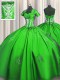 Short Sleeves Floor Length Beading and Appliques and Ruching Lace Up Quinceanera Gown with