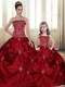 Most Popular Sleeveless Embroidery and Pick Ups Lace Up Quinceanera Dresses