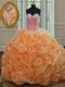 Organza Sleeveless Floor Length Quinceanera Dresses and Beading
