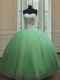 Free and Easy Sleeveless Floor Length Beading Lace Up Quinceanera Dress with