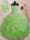 Sumptuous Vestidos de Quinceanera Military Ball and Sweet 16 and Quinceanera and For with Beading and Ruffles Sweetheart Sleeveless Lace Up
