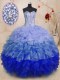 Floor Length Ball Gowns Sleeveless Multi-color Vestidos de Quinceanera Lace Up