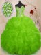 New Arrival Quinceanera Dresses Military Ball and Sweet 16 and Quinceanera and For with Beading and Ruffles Sweetheart Sleeveless Lace Up