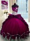 Sleeveless Brush Train Lace Up Beading and Appliques and Pick Ups Quinceanera Gowns