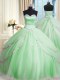 On Sale Sweetheart Neckline Beading and Appliques Quinceanera Dresses Sleeveless Lace Up