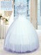 Dramatic Sleeveless Beading Zipper Quinceanera Dress