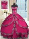 Wine Red Lace Up Sweet 16 Quinceanera Dress Beading and Embroidery and Ruffled Layers Sleeveless Floor Length
