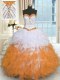 Beautiful Sweetheart Sleeveless Lace Up Quinceanera Dresses Multi-color Organza