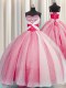 Beauteous Coral Red Sweet 16 Quinceanera Dress Military Ball and Sweet 16 and Quinceanera and For with Beading and Sequins and Ruching Spaghetti Straps Sleeveless Lace Up