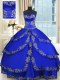 Sweetheart Sleeveless Taffeta Quinceanera Gown Beading and Embroidery and Ruffled Layers Lace Up