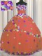 Sumptuous Strapless Sleeveless Tulle Quince Ball Gowns Hand Made Flower Lace Up