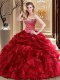 Organza Sleeveless Floor Length Vestidos de Quinceanera and Beading and Pick Ups