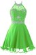 Prom Dress Prom and Party and For with Beading and Belt Scoop Sleeveless Zipper