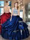 Amazing Pick Ups Floor Length Royal Blue Quince Ball Gowns Scoop Sleeveless Backless