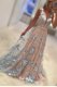 Glorious Lace With Train Peach Dress for Prom Bateau Sleeveless Sweep Train Zipper