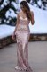 Colorful Mermaid Sleeveless Zipper Floor Length Appliques Dress for Prom