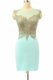 Turquoise Prom Party Dress For with Lace Bateau Sleeveless Side Zipper
