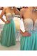 Traditional Turquoise Column/Sheath Sweetheart Sleeveless Chiffon Floor Length Zipper Beading Prom Party Dress