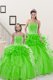 Floor Length Lace Up Sweet 16 Quinceanera Dress for Military Ball and Sweet 16 and Quinceanera with Beading and Pick Ups
