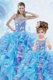 Glamorous Sequins Floor Length Multi-color Vestidos de Quinceanera Sweetheart Sleeveless Lace Up
